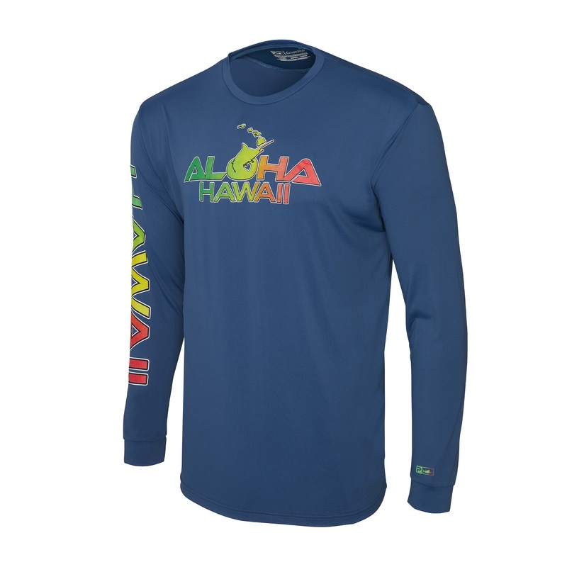 Aquatek Aloha Hawaii|Smokey Blue|S|M|L|XL|XXL|3XL