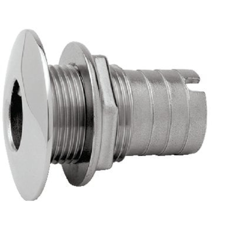 Attwood Marine – Thru Hull Stainless Steel 1-1/2 For Hose, Short – 665453