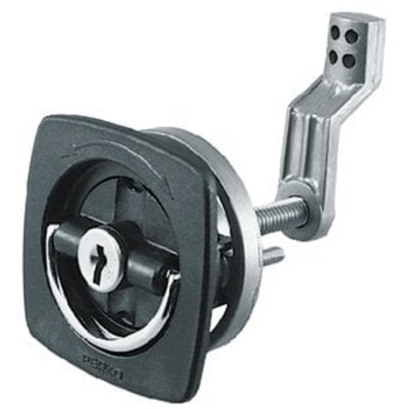 Perko – Flush Lock – Black  – 2-1/2 X 2-1/2 – 0931DP2BLK