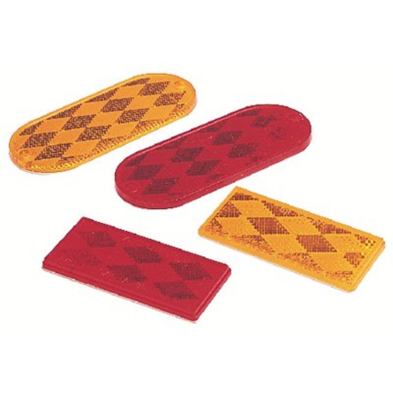 Fulton Products – RED REFLECTOR PAIR,RECTANGULAR & OBLONG REFLECTORS – 7471180