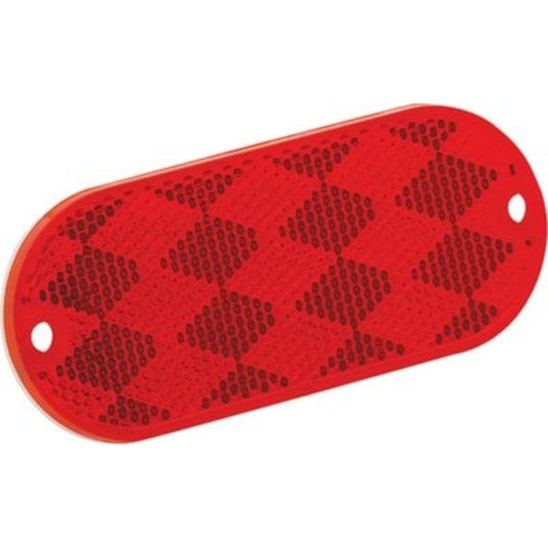 Fulton Products – REFLECTOR RED W/MNT HOLE,OBLONG REFLECTORS – 7178010