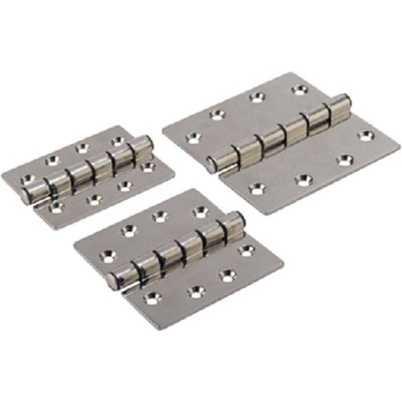 Sea-Dog Line – Butt Hinge with Bearings – Commercial Pattern – Investment Cast 316 Stainless – 1/4 Fastener – 205246