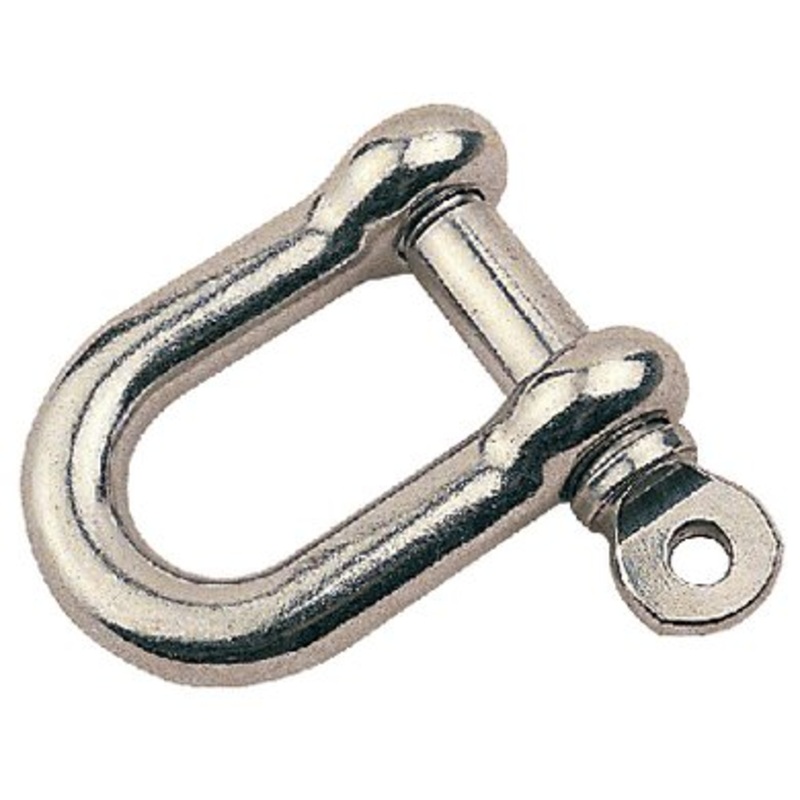 Sea-Dog Line – Stainless Steel Bow D-Shackle – 3/16 – 147004-1 Carded