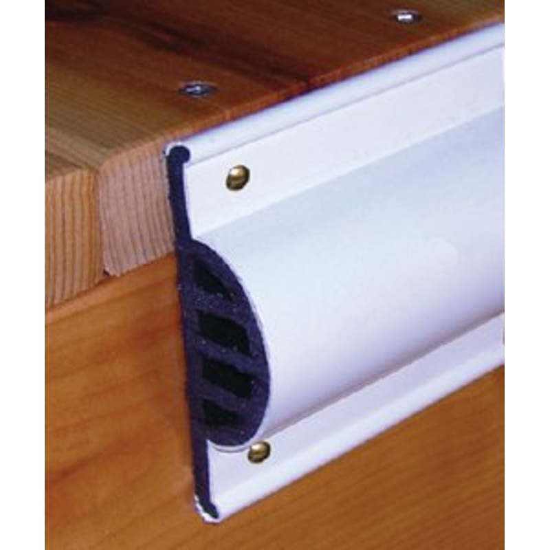 Taylor Made – Commercial Grade Double Molded Side Gard – White – 10′ Coil – 46013