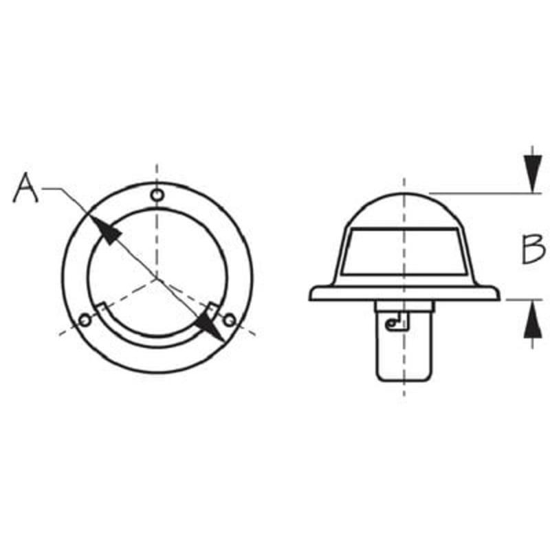 Sea-Dog Line – Horizontal Mount Side Lights, 1 pr. – 4001651