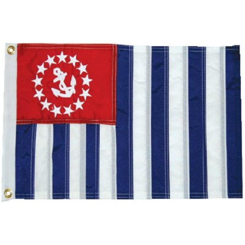 Taylor Made – Deluxe Sewn Power Squadron Ensign Flag – 12 inch x 18 inch – 8218