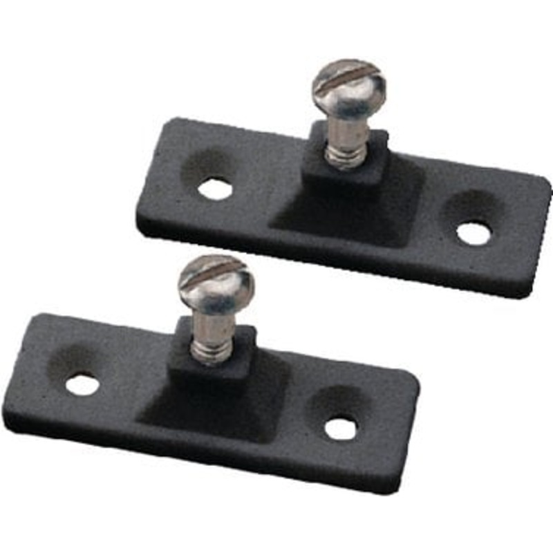 Sea-Dog Line – Side Mount Deck Hinge, 2-Hole, Black, Pair – 2732501