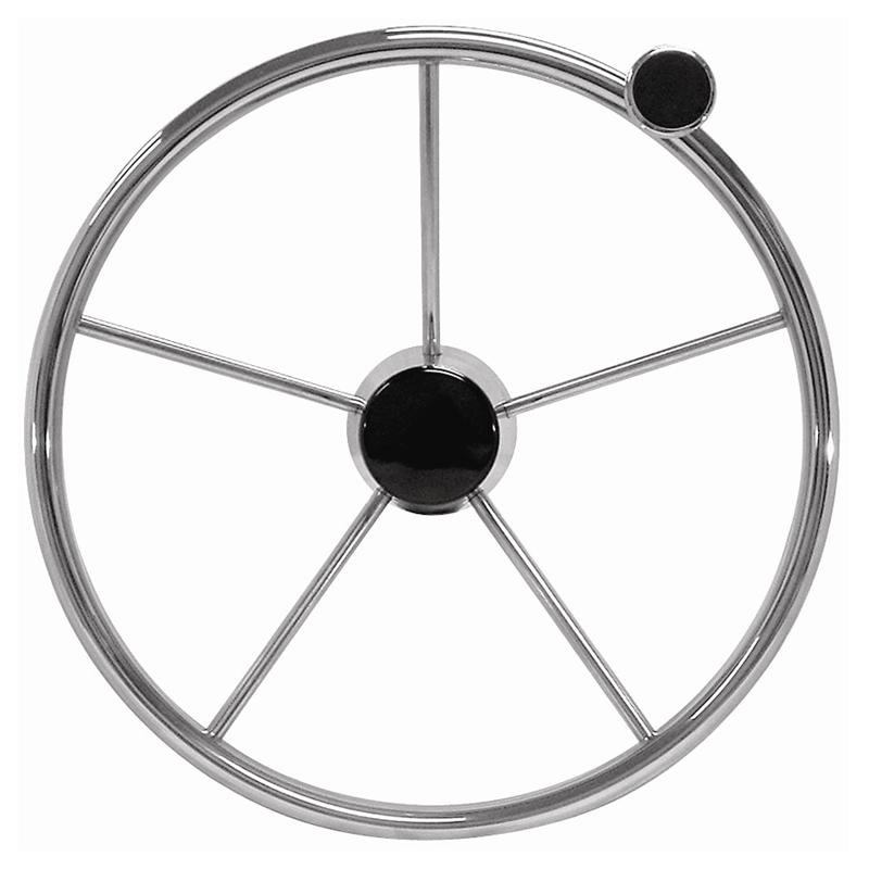 SS DSTR WHL W/KNB 15-1/2