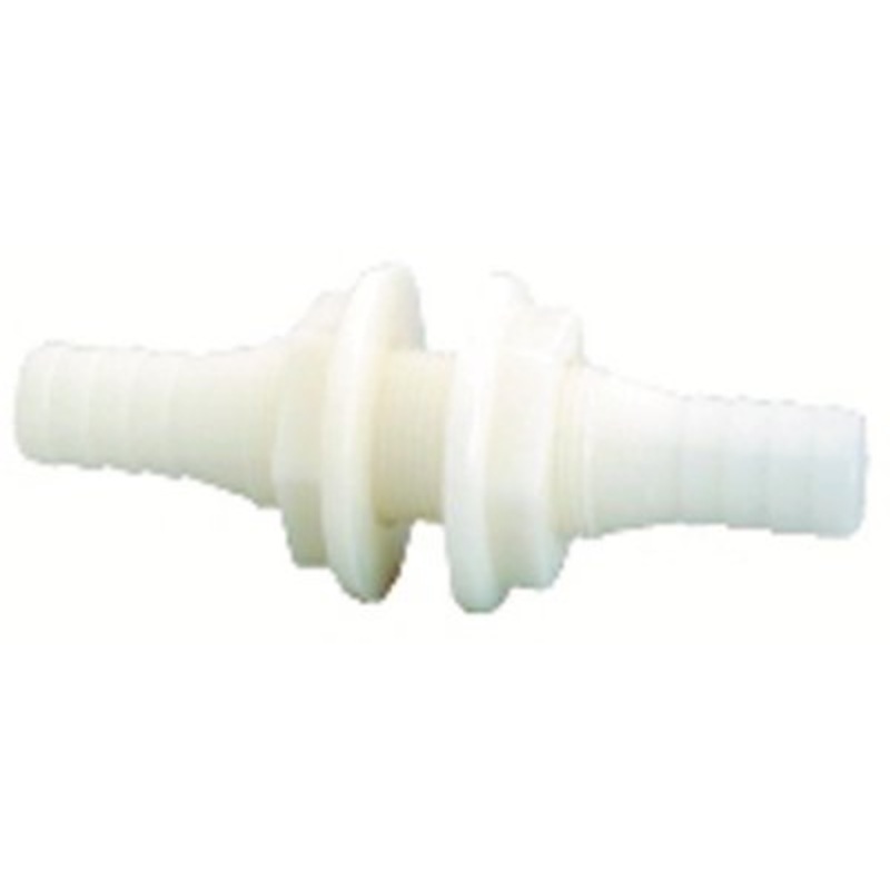 Attwood Marine – Polypropylene Double Ended Thru-Hull Connection For 3/4 Hose – 38783