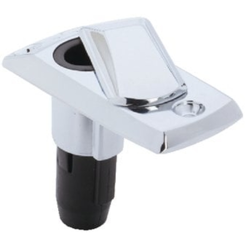 Attwood Marine – Rectangular 2-Pin Chrome Zamak Base, Packaged – 9113397
