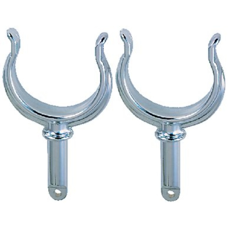 Perko – Ribbed Rowlock Horns, Zinc, Pair – 1262DP0ZNC