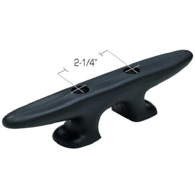 Seachoice – Black Plastic Cleat – 8 – 30841