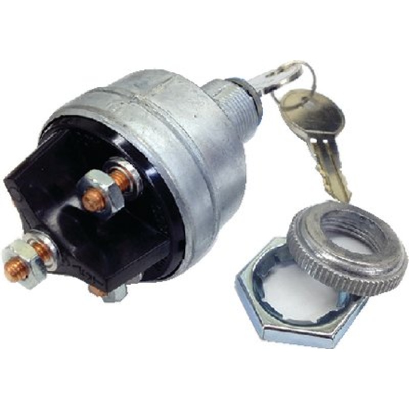 Sierra – Conventional 4 Position 5/8 Zinc 4 Stud Terminal 12V 15 Amp Ignition Starter Switch – UN12140