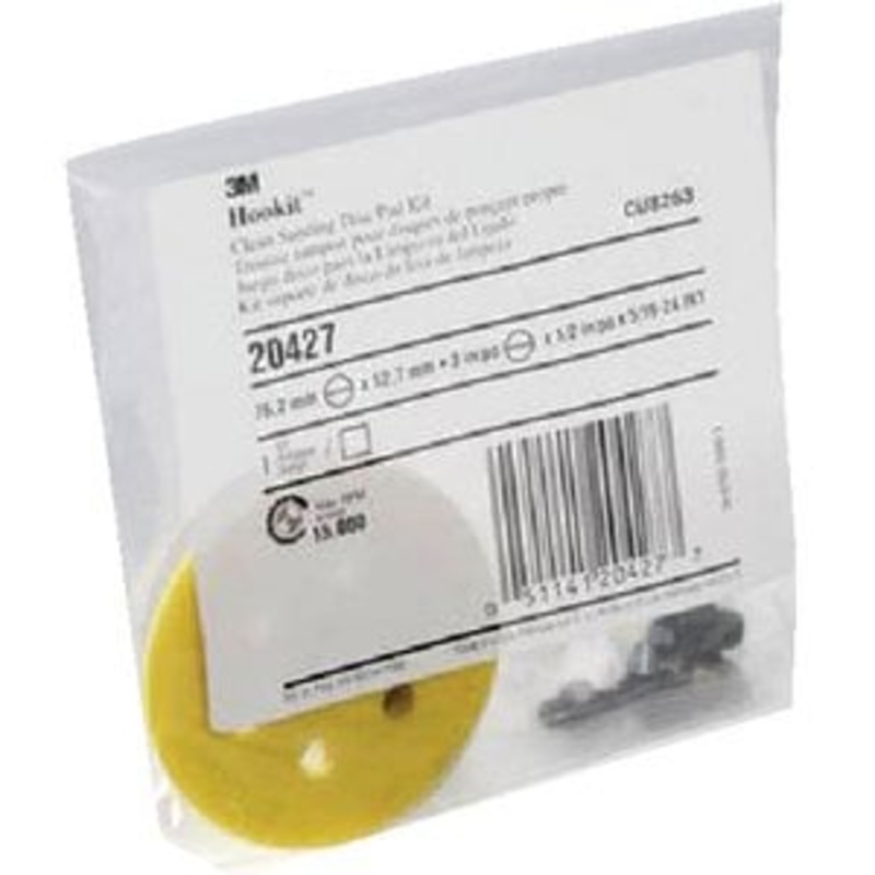 3M – Clean Sanding Hookit Disc Pad Kit – 3 inch – 20427