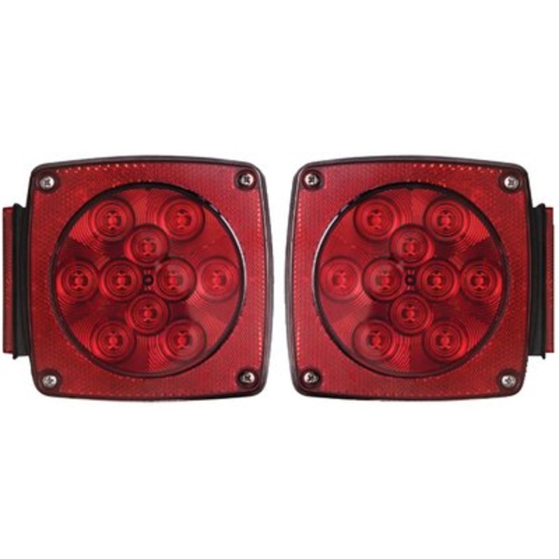Optronics – Under 80 Waterproof LED Trailer Light Set With Mounting Hardware – TLL90RK