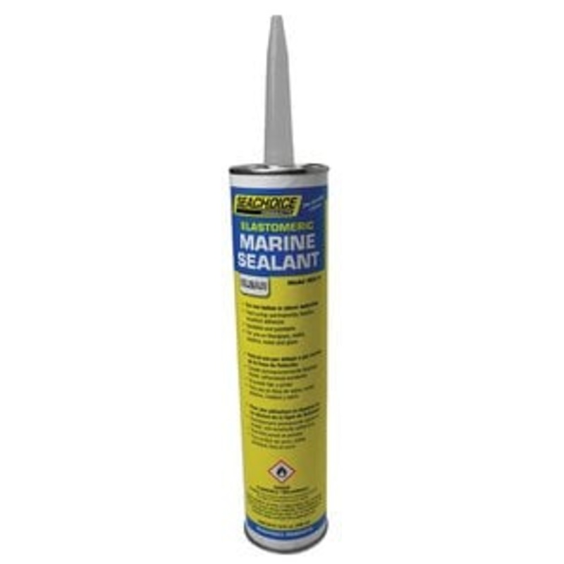 Seachoice – Elastomeric White Marine Sealant, 10 oz. – 96901