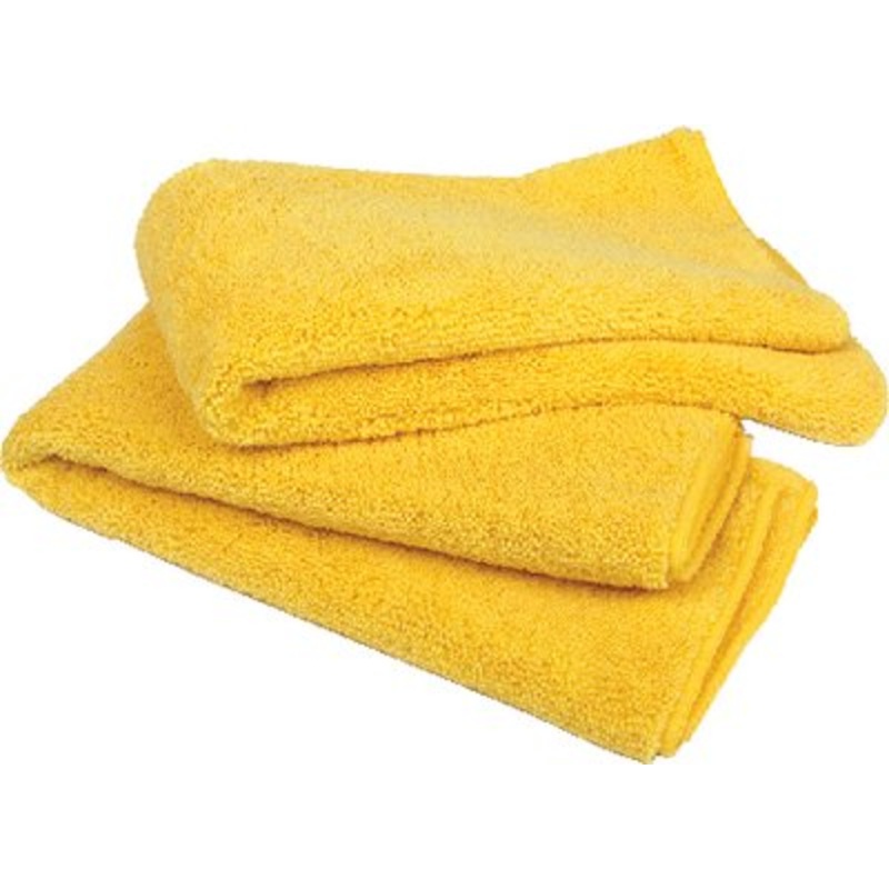 Buffalo Industries – Buffalo Microfiber Detail Towels 20 x 20, Yellow – 65013