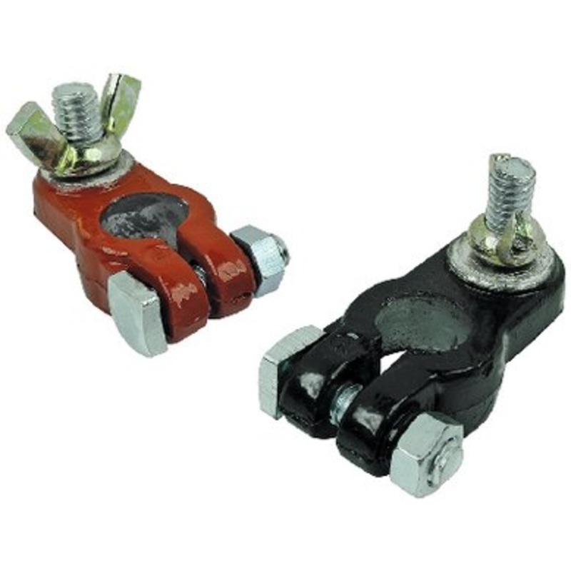 Sea Choice – Plastic Coated Battery Terminal Set (Includes 3/8 Positive and 5/16 Negative) – 13661