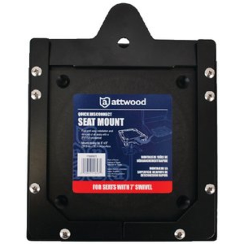 Attwood Marine – Quick Disconnect Seat Mount 7 Swivel – 11603D1