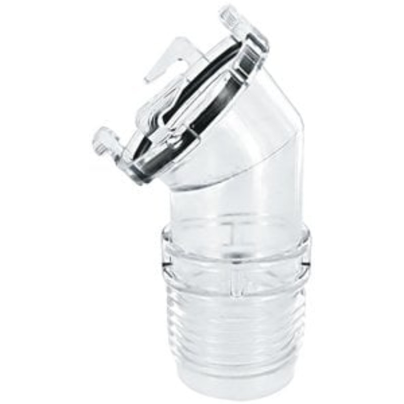 Valterra – EZ COUPLER CLEAR 45DEG HOSE AD,CLEAR HOSE ADAPTERS – F023111