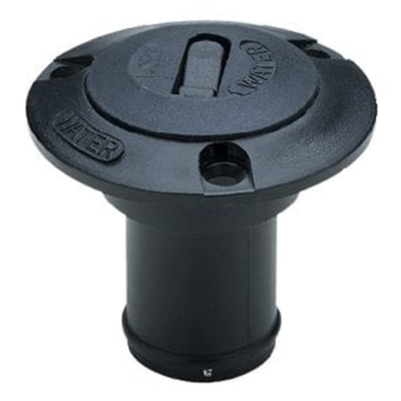 Sea Choice – Nylon Deck Fill With Cap (Beaded Chain Tether) For 11/2 Hose – 32101
