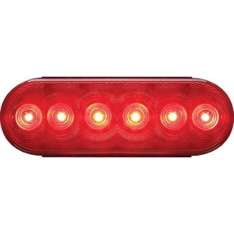 Optronics – Optronics STL12RBP Fleet Count Waterproof LED Oval Stop & Turn Tail Light – STL12RBP