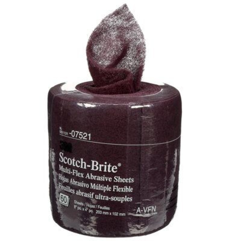 3M – Scotch-Brite Multi-Flex Abrasive Sheet – 8 inch x 20 feet – 07521