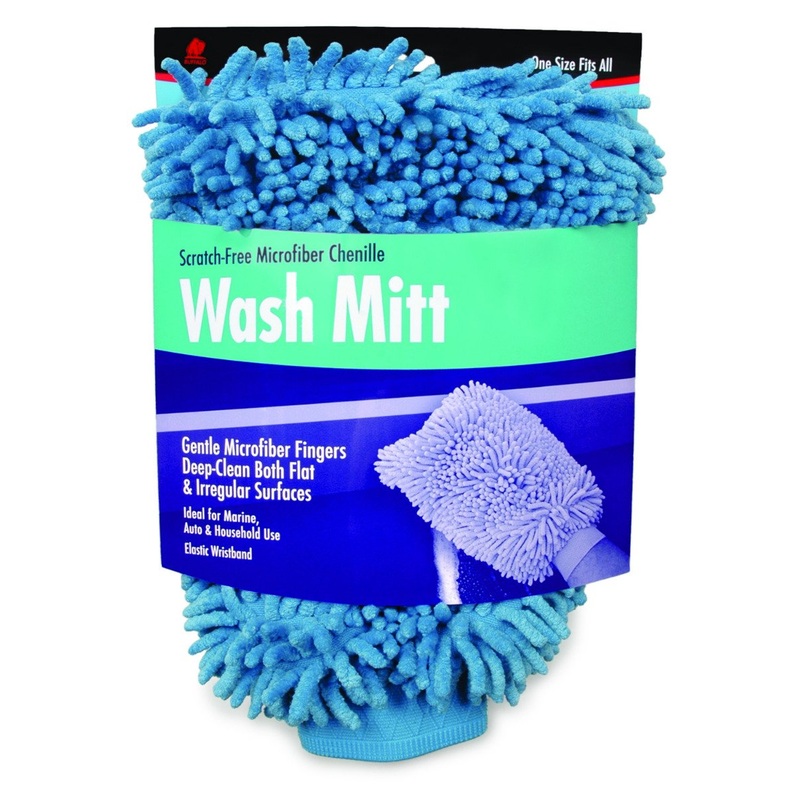Buffalo Industries – Buffalo Microfiber Blue Chenille Wash Mitt – 68573