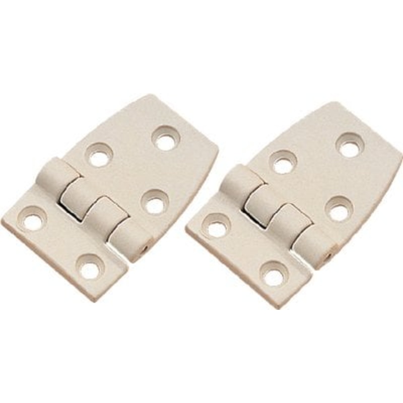 Sea-Dog Line – Short Side Door Hinge – Fiberglass – White – Pair – 2025111