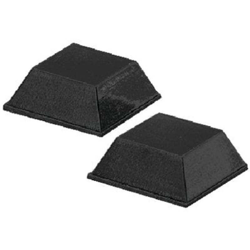 Taylor Made – Adhesive-Backed Rubber Door Pads – 3/4 inch x 3/4 inch – 2 per Pack – 1167