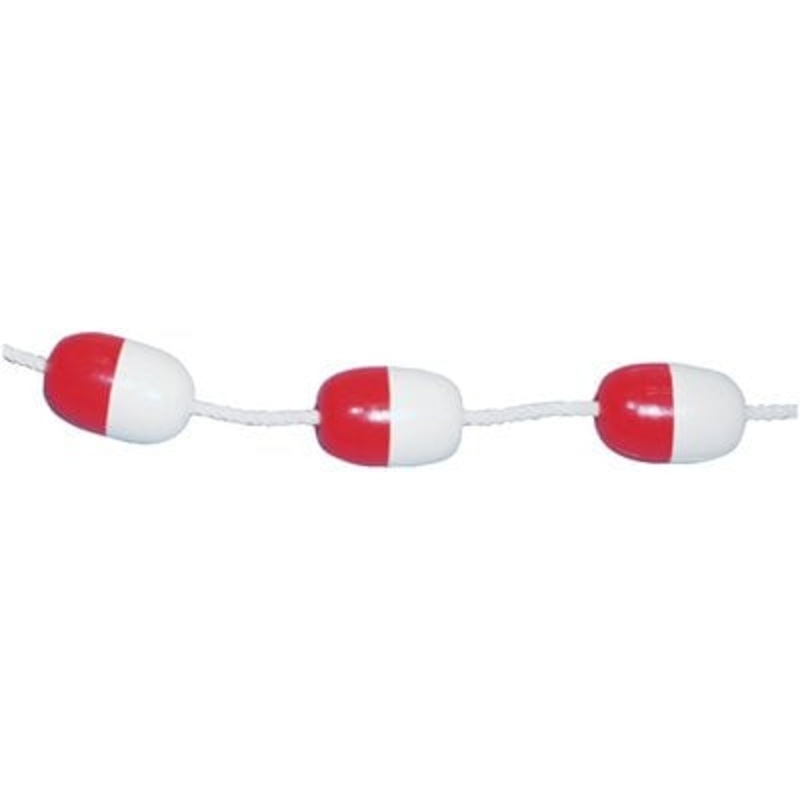Cal-June – Jim-Buoy Polystyrene Economy Rope Float 5 L – Red And White – 1504