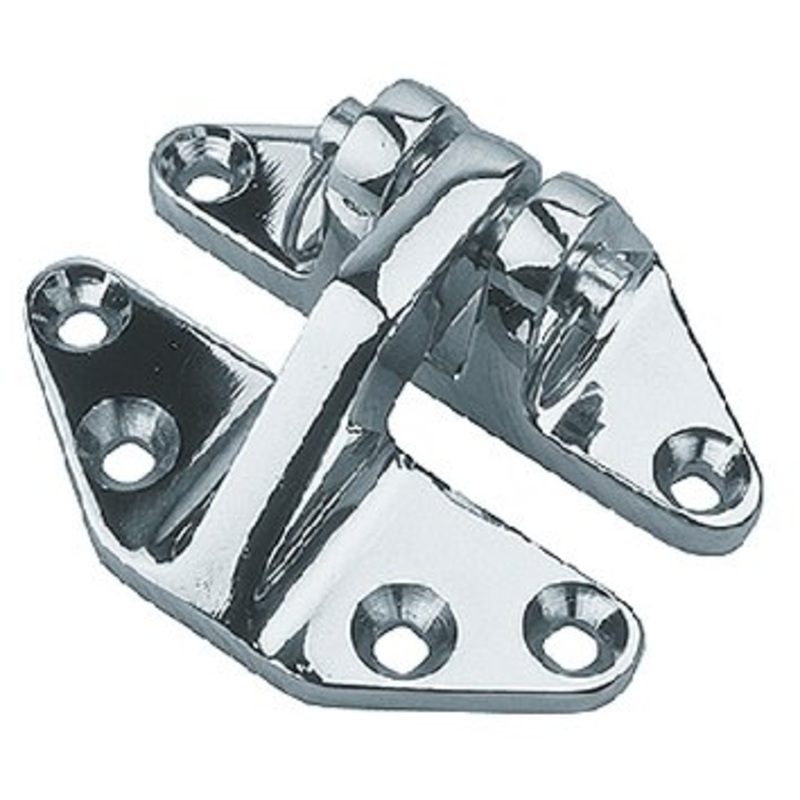 Sea-Dog Line – Chrome Brass Hatch Hinge – #10 Fastener – 2-1/2 – 2042801