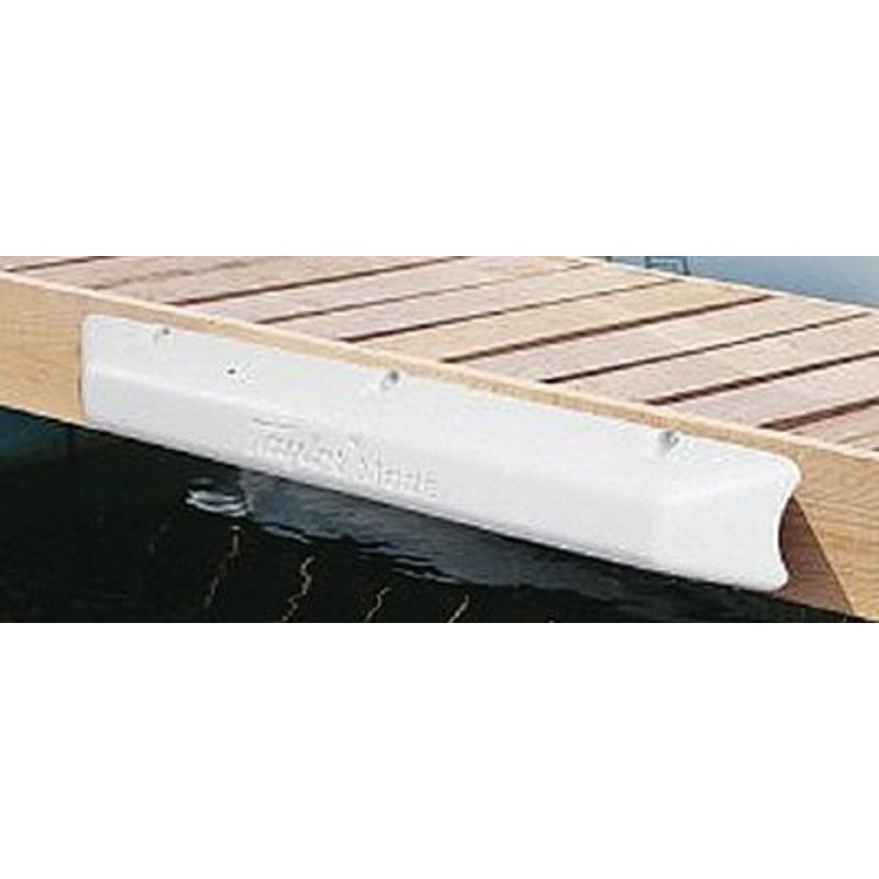 Taylor Made – Dock Pro Heavy-Duty Vinyl Dock Bumper – White – 4 D x 5 H – 45500