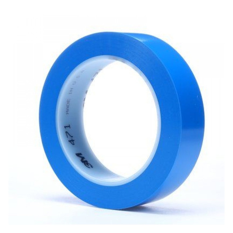 3M – Vinyl Tape 471+ – Indigo – 1 inch x 36 yard – 03121