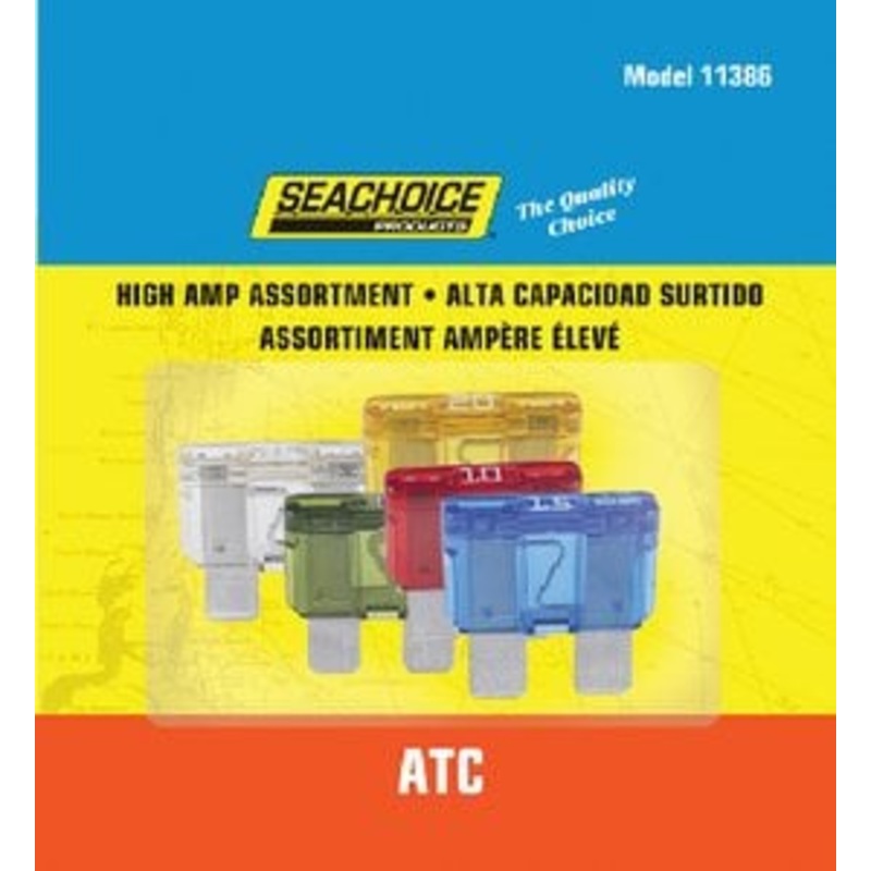 Seachoice – High Amp Atc Glass Fuse Assortment – 11386