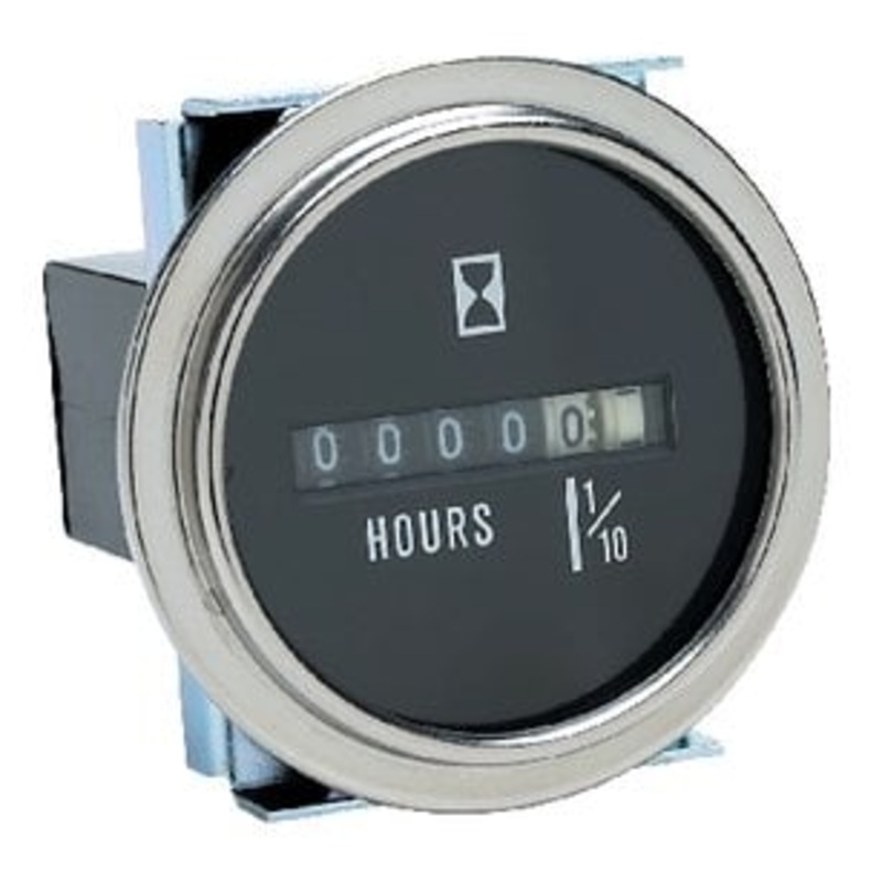 Seachoice – Hour Meter With Stainless Steel Bezel – 15301
