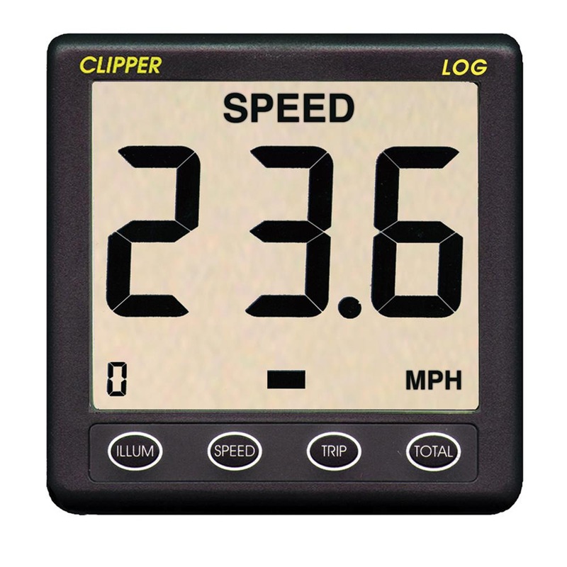 Clipper Speed Log Instrument w/Transducer & Cover – CL-S