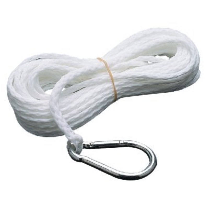 Sea Choice – Hollow Braid Polypropylene Anchor Line – White – 1/4 x 50′ – 40201