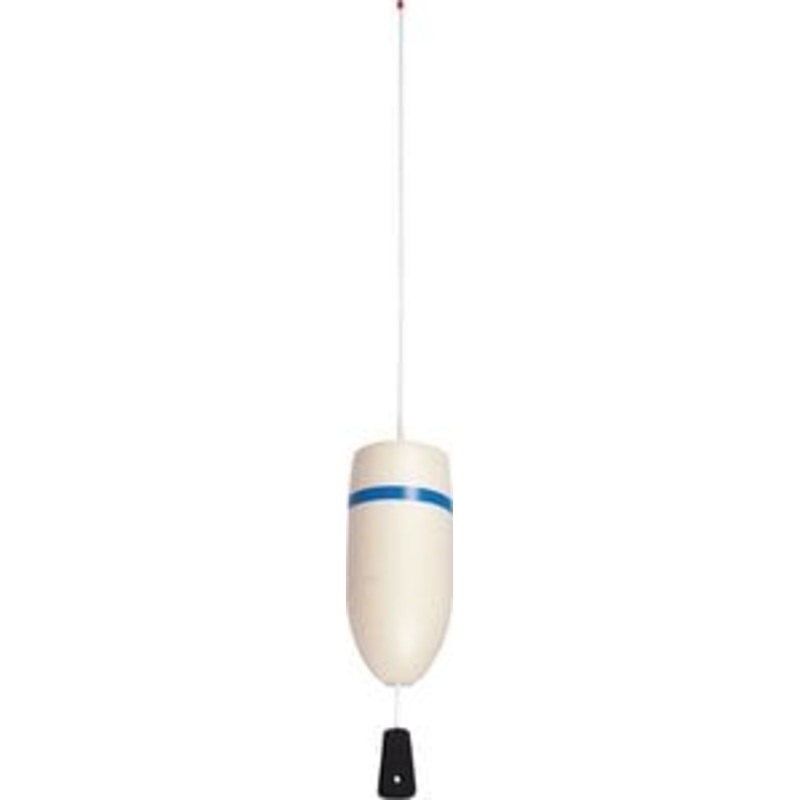 Taylor Made – Sur-Moor Mast Buoy – White With Blue Reflective Striping –  74 inch – 22106