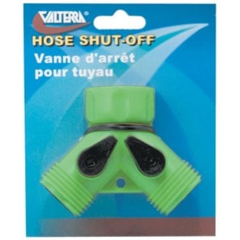 Valterra – HOSE SHUT-OFF WYE CARDED,DOUBLE HOSE SHUTOFF – PLASTIC – A010130VP