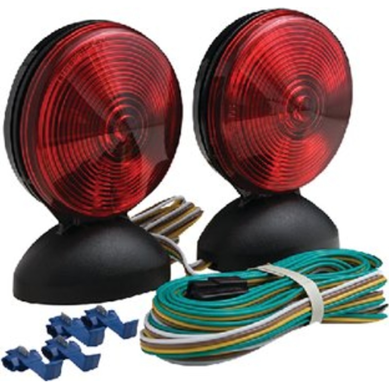 Optronics – Optronics TL22RK Magnet Mount Towing Light Kit Includes 20′ Wishbone Style Wiring Harness – TL22RK