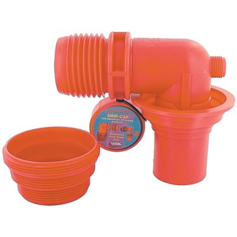 Valterra – Red EZ 90 Degree RV Sewer Adapter & Thread Attachment – F023305VP