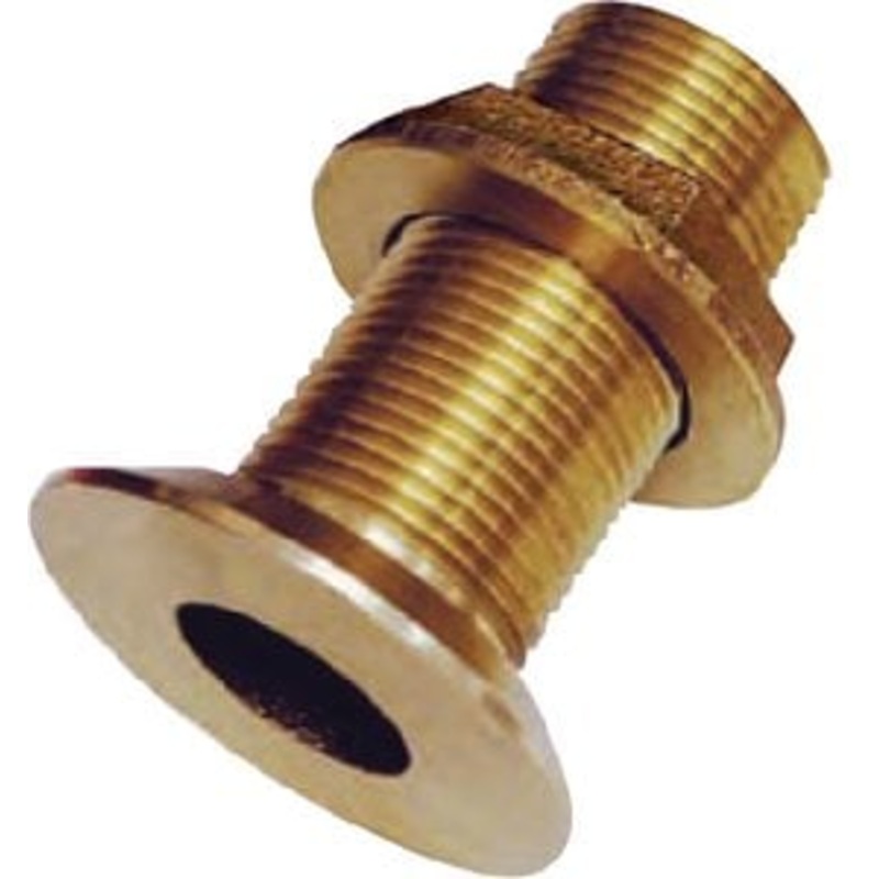 Groco – FTH Bronze Flush Thru-Hull With Nut – FTH1000W