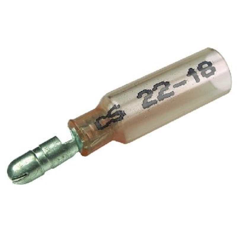 Sea Choice – Insulated Heat Shrink Bullet Terminals, Male – 61701