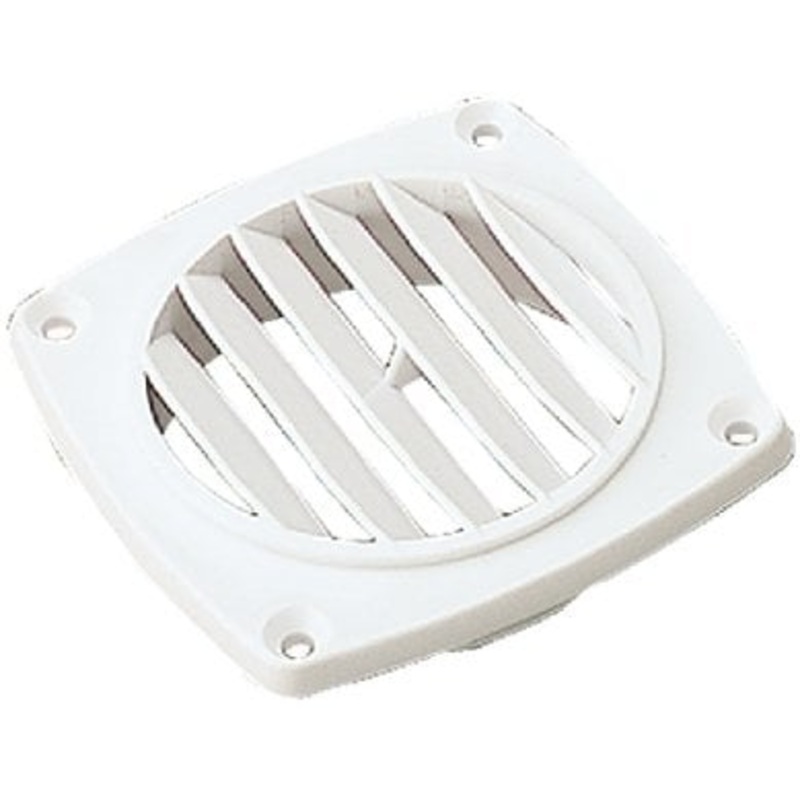 Sea-Dog Line – Flush Hose Vent – 3-5/8 x 3-5/8 – White – 3373161
