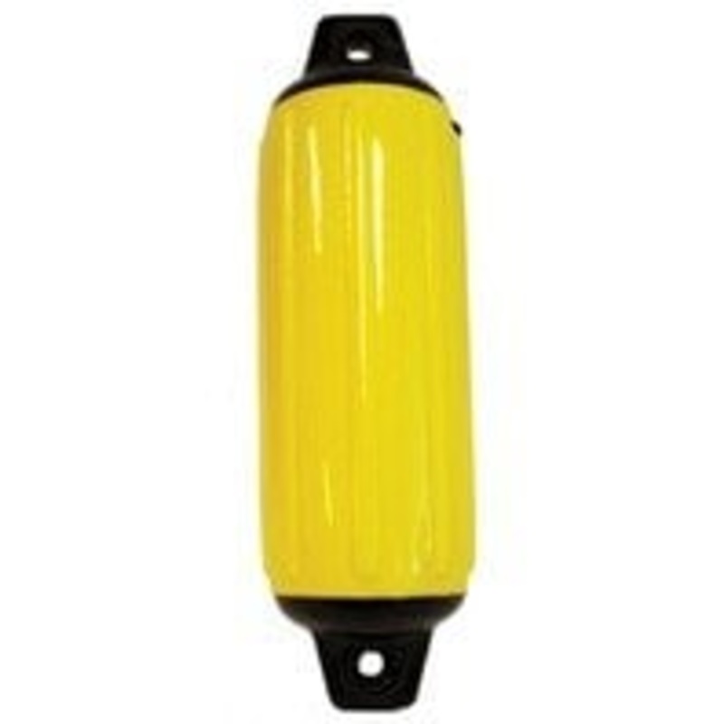 Taylor Made – Super Gard Inflatable Vinyl Fender – Yellow – 6-1/2 inch x 22 inch – 958622