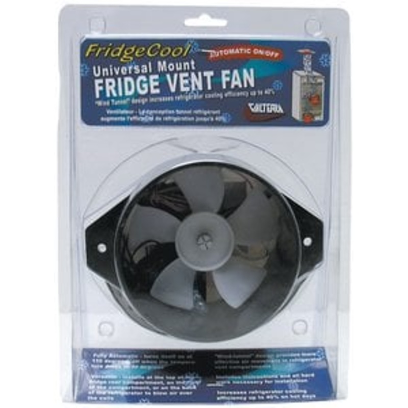 Valterra – RV Fridgecool Exhaust Fan with Thermo Switch & Lighted On Off Switch – A102618VP