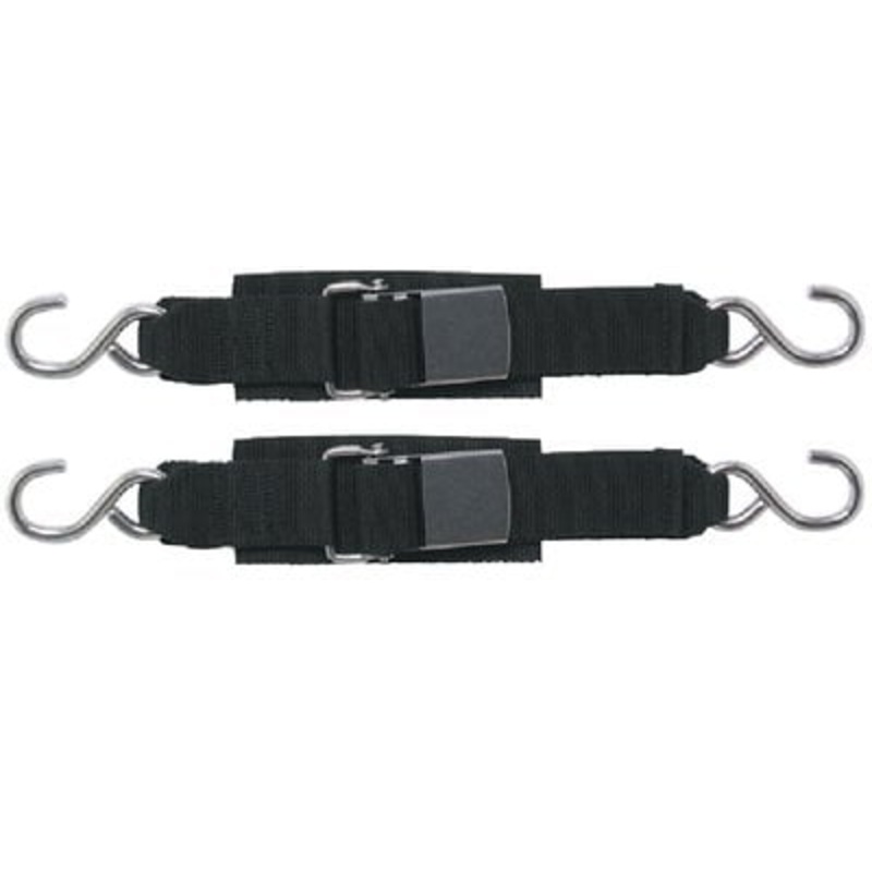 Boatbuckle – BoatBuckle Stainless Steel Kwik-Lok Transom Tie-Downs (2 Per Pack) – F12065