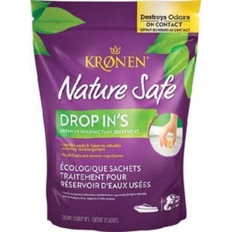 Kronen – DROP IN’S 10 PACK TANK TREAT,PREMIUM HOLDING TANK TREATMENT – KDI013