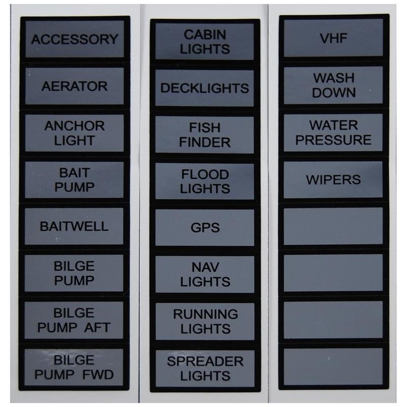 LABEL KT FOR SWTCH PANEL